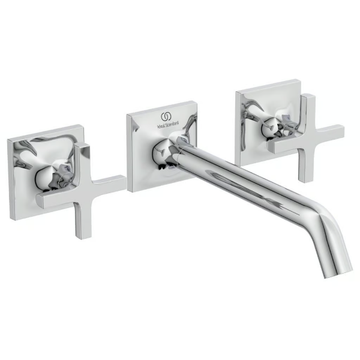 JOY NEO - BD153 - 3 hole wall-mounted washbasin tap with individual rosettes by Ideal Standard - view 3